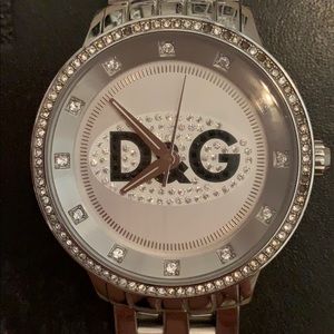 Dolce & Gabbana silver watch authentic